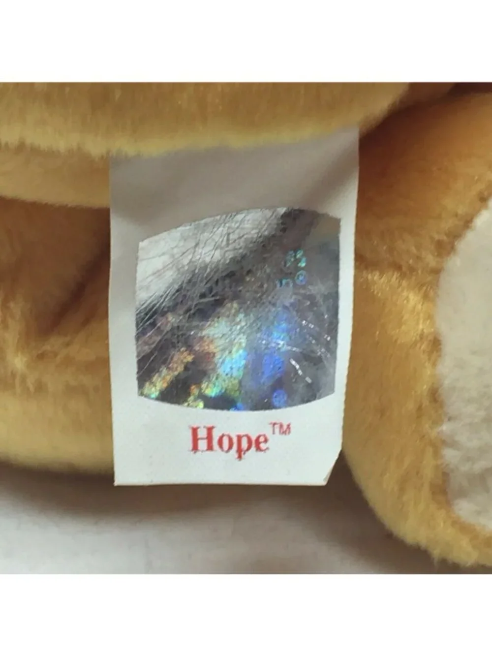 Ty Beanie Baby Hope Bear Brown Praying Plush Stuffed Animal W Tag March 23 1998